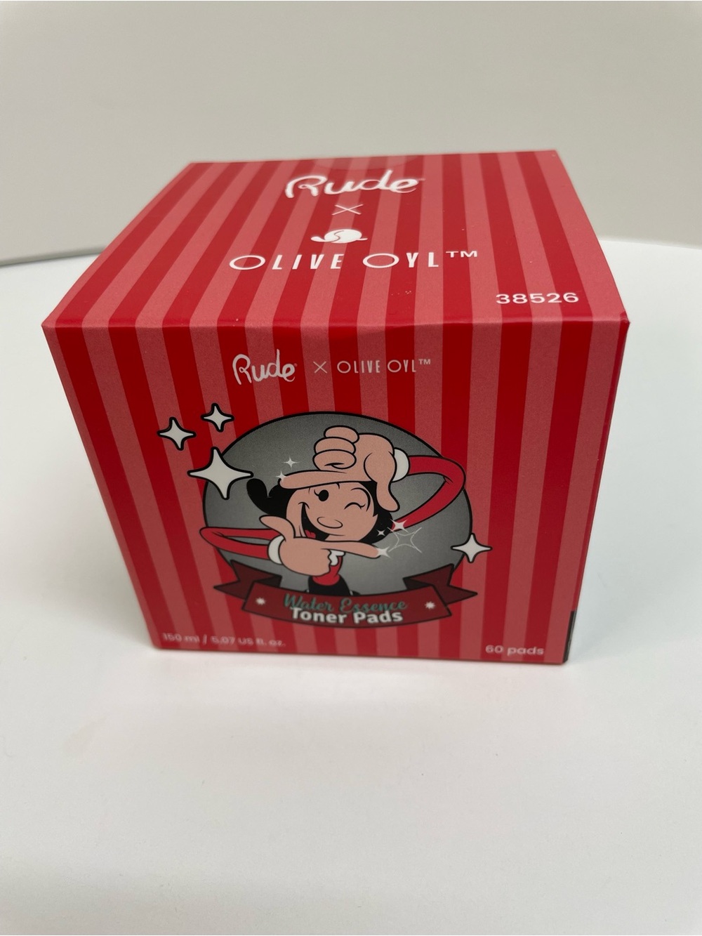 RUDE x Olive Oyl Toner Pads and Colorgram Lip Tint & Shadow Set of 3 - Picture 4 of 11